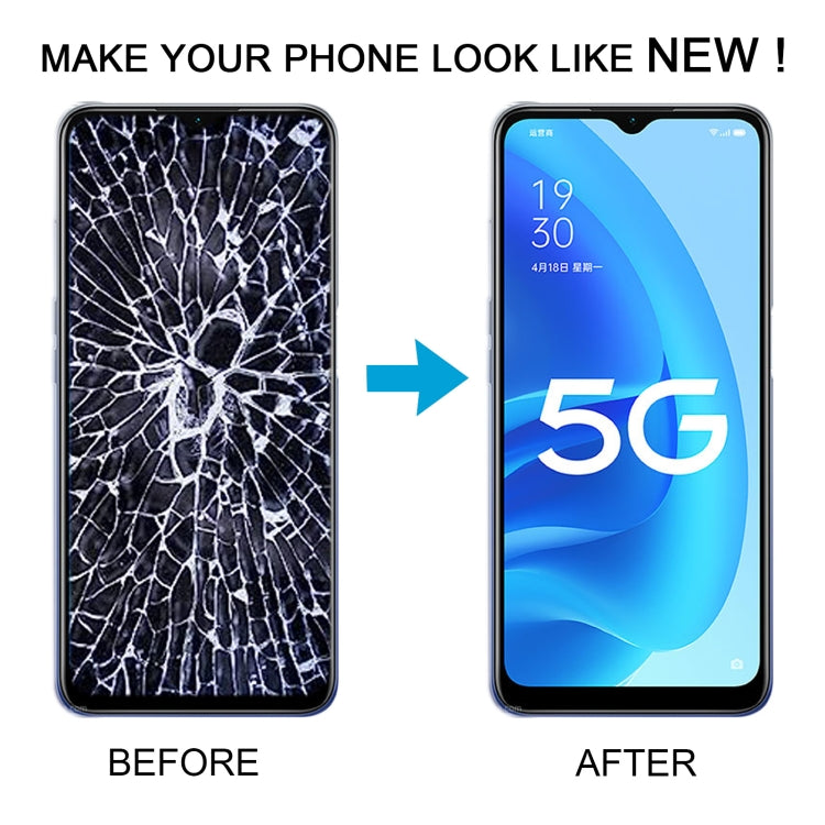 For OPPO A55s 5G OEM LCD Screen Digitizer Full Assembly with Frame by buy2fix