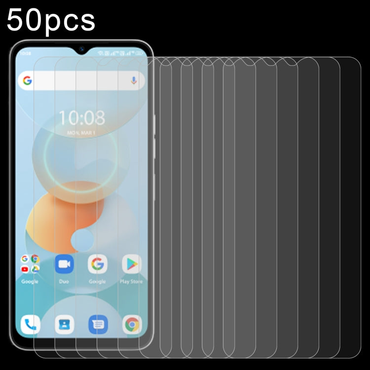 For Umidigi G5A 50pcs 0.26mm 9H 2.5D Tempered Glass Film - For Umidigi by buy2fix | Online Shopping UK | buy2fix