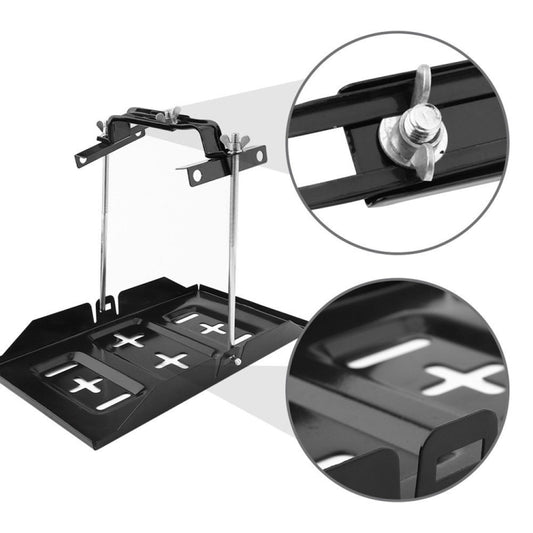 Car Universal Battery Bracket Adjustable Battery Fixed Holder + Base Tray, Size:28.5cm Base + 19cm Bracket by buy2fix
