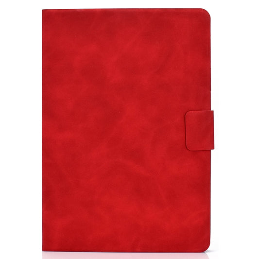 For iPad Air 2022 / 2020 10.9 Cowhide Texture Leather Smart Tablet Case(Red) by buy2fix