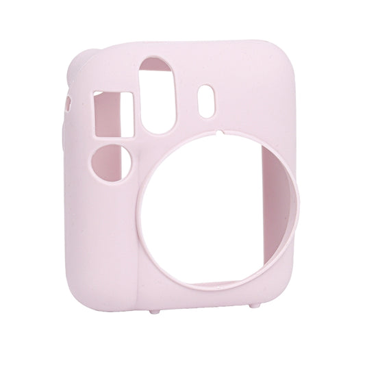 For FUJIFILM instax mini 12 Soft Silicone Camera Protective Case(Pink) by buy2fix
