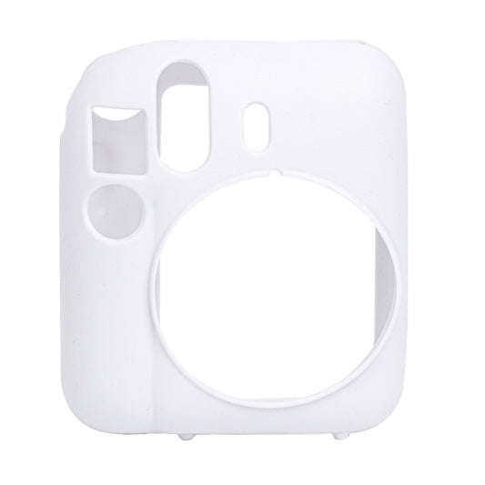 For FUJIFILM instax mini 12 Soft Silicone Camera Protective Case(White) by buy2fix
