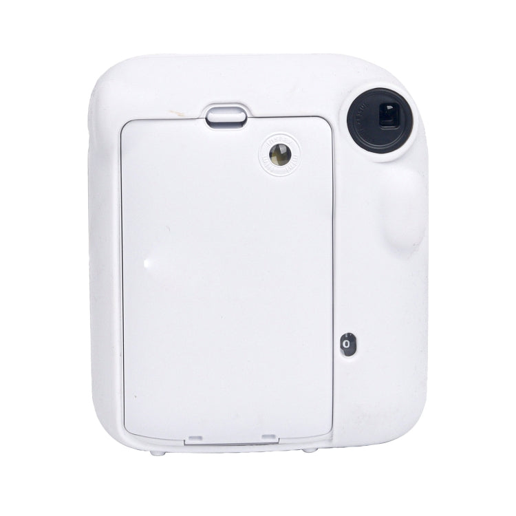 For FUJIFILM instax mini 12 Soft Silicone Camera Protective Case(White) by buy2fix