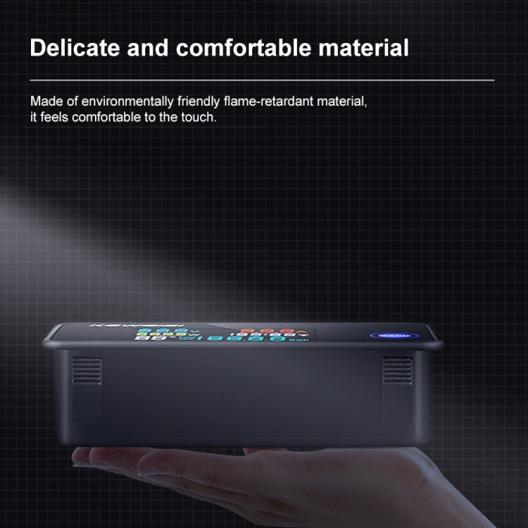 KWS-AC300-100A 50-300V AC Digital Current Voltmeter with Closed Transformer(Black) by buy2fix