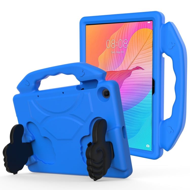 For Honor Pad X8 10.1 Thumb Bracket EVA Shockproof Tablet Case(Blue) - Honor by buy2fix | Online Shopping UK | buy2fix