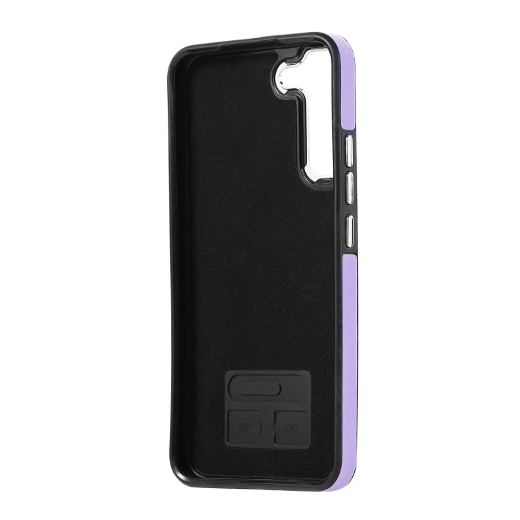 For Samsung Galaxy S23 5G Side Leather Magsafe Phone Case(Light Purple) by buy2fix