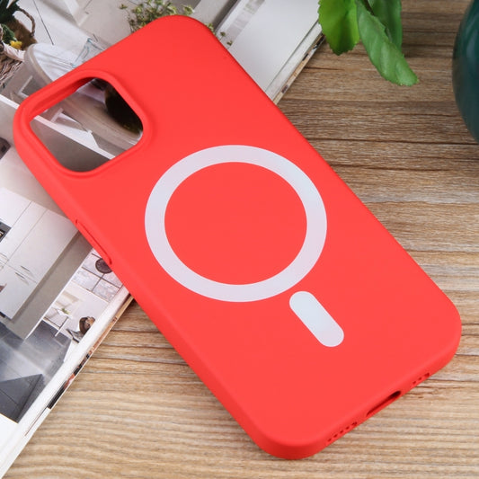 For iPhone 15 MagSafe Liquid Silicone Phone Case(Red) by buy2fix