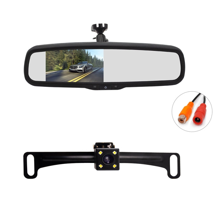 PZ705 422-A 4.3 inch TFT LCD Car Rear View Monitor for Car Rearview Parking Video Systems - Rear View Cameras by buy2fix | Online Shopping UK | buy2fix