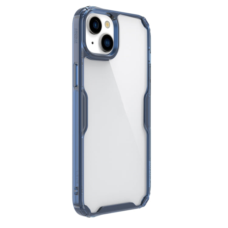For iPhone 15 Plus NILLKIN Ultra Clear PC + TPU Phone Case(Blue) - iPhone 15 Plus Cases by NILLKIN | Online Shopping UK | buy2fix