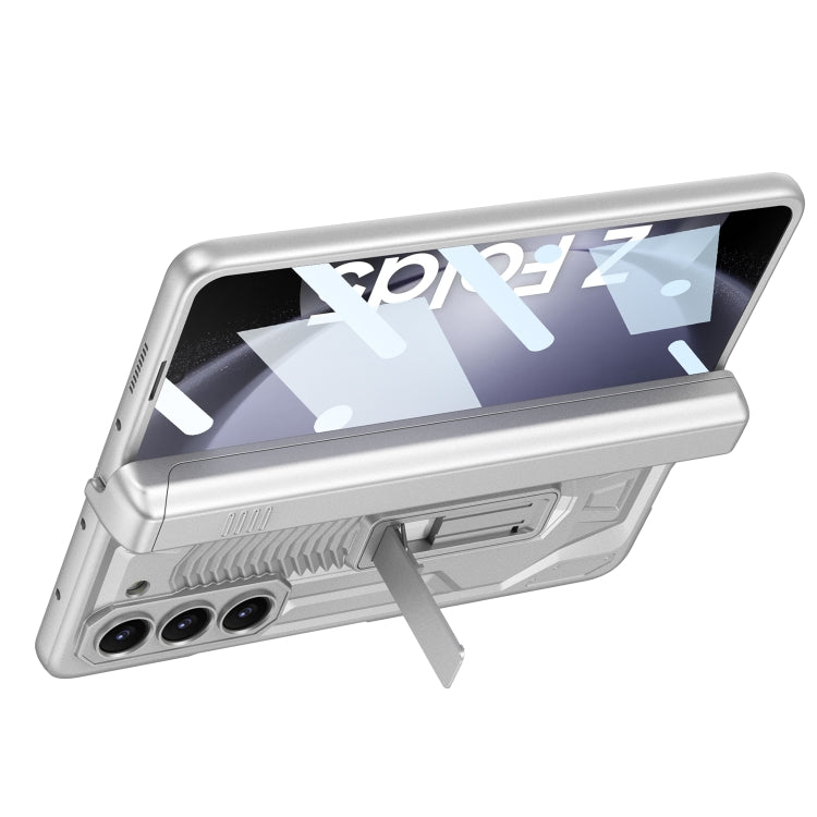 For Samsung Galaxy Z Fold5 GKK Integrated Folding Battle Shell PC Phone Case with Pen Box(Green) - Galaxy Z Fold5 Cases by GKK | Online Shopping UK | buy2fix