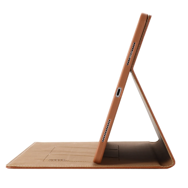 For iPad Pro 11 inch (2020) GEBEI PU+TPU Horizontal Flip Protective Tablet Case with Holder & Card Slots(Rose Gold) by GEBEI