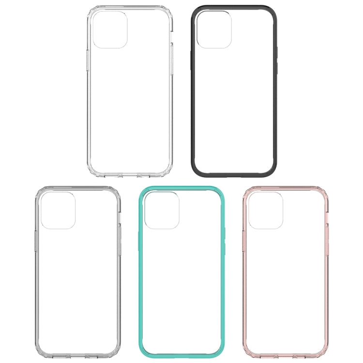 For iPhone 12 / 12 Pro Shockproof Scratchproof TPU + Acrylic Protective Case(Black) by buy2fix
