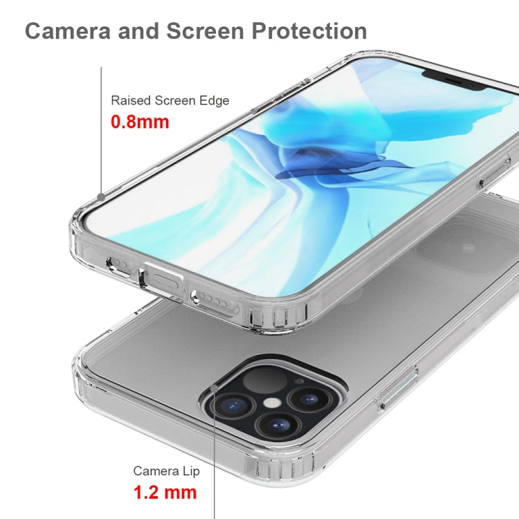 For iPhone 12 / 12 Pro Shockproof Scratchproof TPU + Acrylic Protective Case(Transparent) - iPhone 12 / 12 Pro Cases by buy2fix | Online Shopping UK | buy2fix