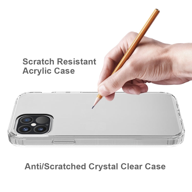 For iPhone 12 / 12 Pro Shockproof Scratchproof TPU + Acrylic Protective Case(Transparent) - iPhone 12 / 12 Pro Cases by buy2fix | Online Shopping UK | buy2fix