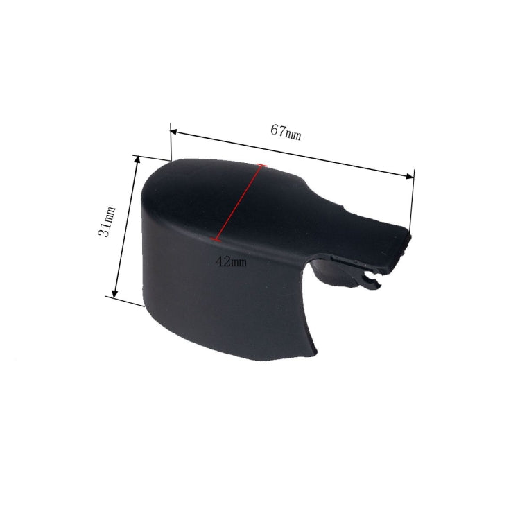 Car Rear Wiper Arm Cap Windshield Wiper Arm 5K6955435 for Volkswagen Golf by buy2fix