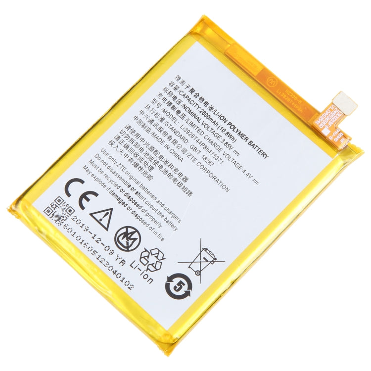 For ZTE Blade V8 Mini BV0850 V0850 Battery Replacement Li3928T44P8h475371 2800mAh - For ZTE by buy2fix | Online Shopping UK | buy2fix
