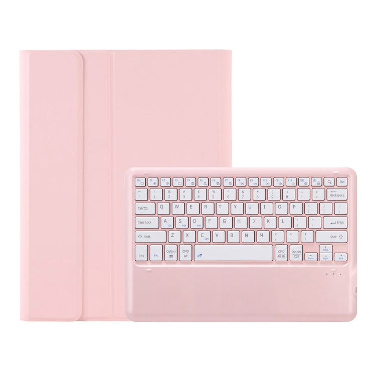 For Honor MagicPad 13 AH16 TPU Ultra-thin Detachable Bluetooth Keyboard Tablet Leather Case(Pink) - For Huawei by buy2fix | Online Shopping UK | buy2fix