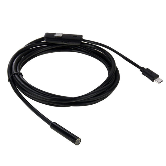 AN97 Waterproof Micro USB Endoscope Hard Tube Inspection Camera for Parts of OTG Function Android Mobile Phone, with 6 LEDs, Lens Diameter:5.5mm(Length: 3.5m) by buy2fix