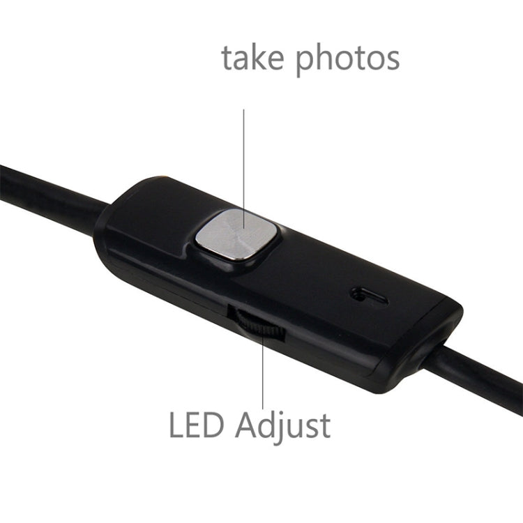 AN97 Waterproof Micro USB Endoscope Hard Tube Inspection Camera for Parts of OTG Function Android Mobile Phone, with 6 LEDs, Lens Diameter:8mm(Length: 5m) - by buy2fix | Online Shopping UK | buy2fix