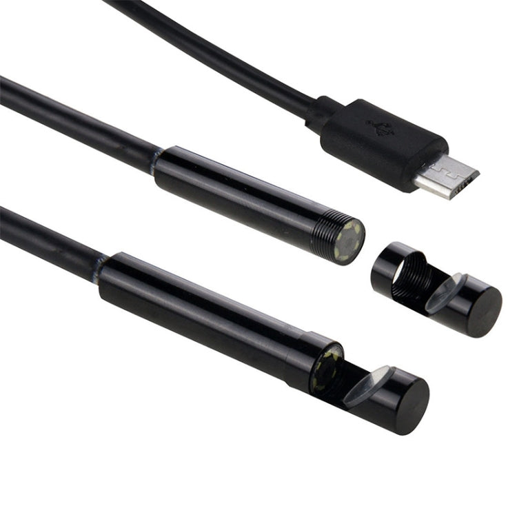 AN97 Waterproof Micro USB Endoscope Hard Tube Inspection Camera for Parts of OTG Function Android Mobile Phone, with 6 LEDs, Lens Diameter:8mm(Length: 5m) - by buy2fix | Online Shopping UK | buy2fix