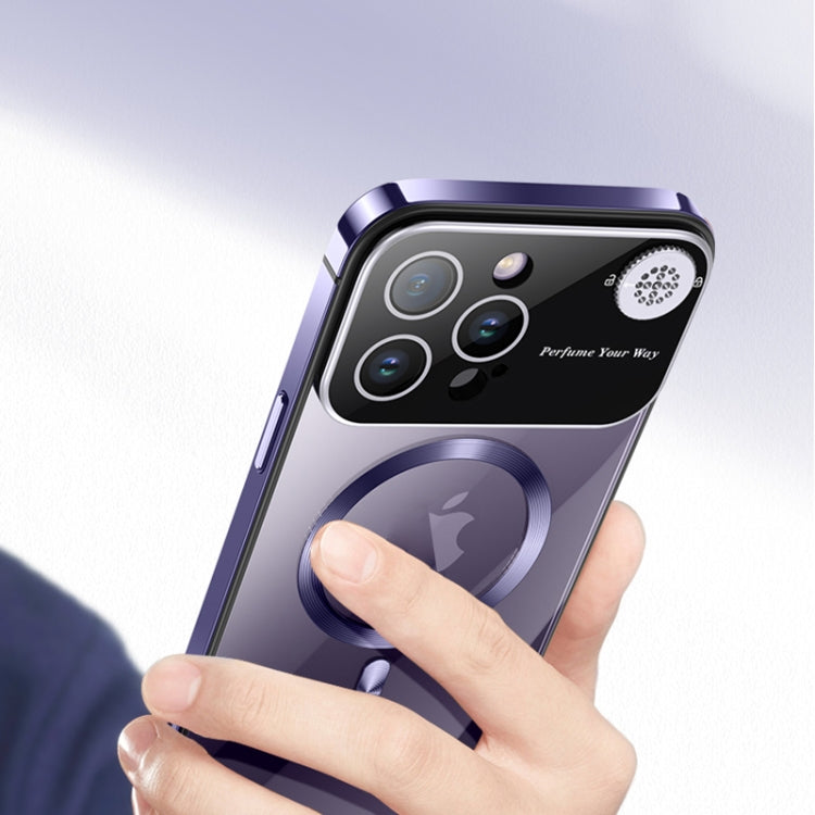 For iPhone 14 Aromatherapy MagSafe Magnetic Phone Case(Black) - iPhone 14 Cases by buy2fix | Online Shopping UK | buy2fix
