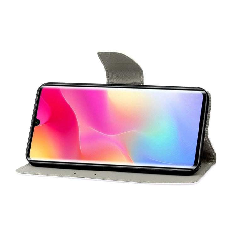 For Xiaomi Mi Note 10 Lite Colored Drawing Pattern Horizontal Flip Leather Case with Holder & Card Slots & Wallet(Peony) - Xiaomi Cases by buy2fix | Online Shopping UK | buy2fix
