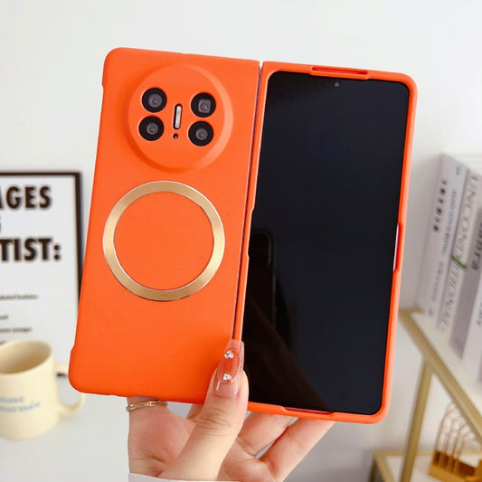 For Huawei Mate X3 Skin Feel PC MagSafe Phone Case(Orange) by buy2fix