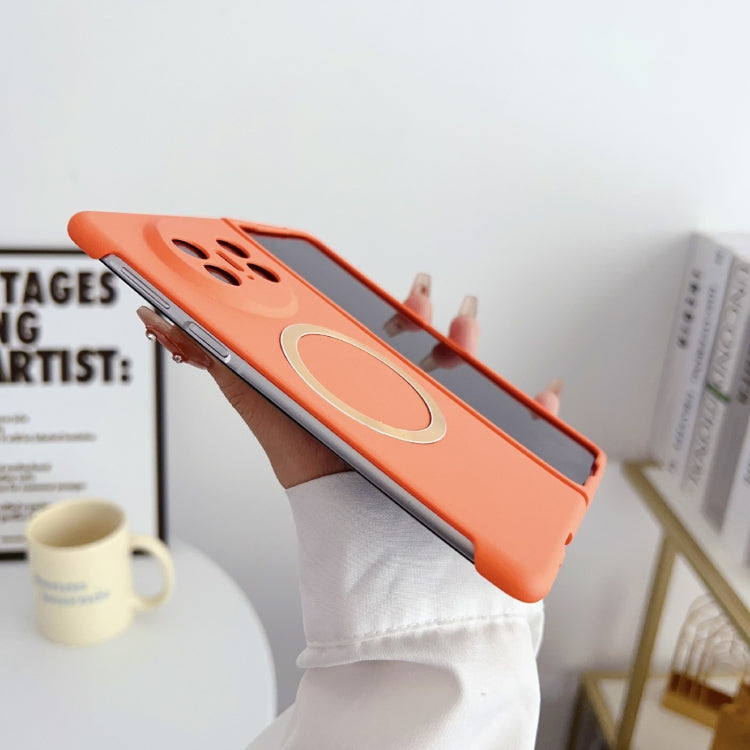 For Huawei Mate X3 Skin Feel PC MagSafe Phone Case(Orange) - Huawei Cases by buy2fix | Online Shopping UK | buy2fix