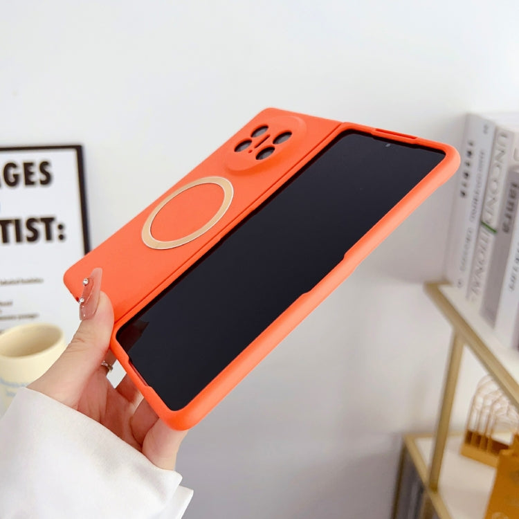 For Huawei Mate X3 Skin Feel PC MagSafe Phone Case(Orange) - Huawei Cases by buy2fix | Online Shopping UK | buy2fix