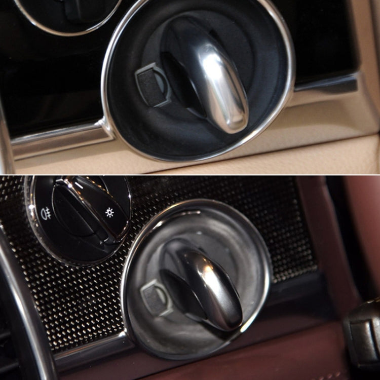 For Porsche Cayenne 2011-2017 Car One-button Start Engine Key Ignition Switch Button(White) by buy2fix