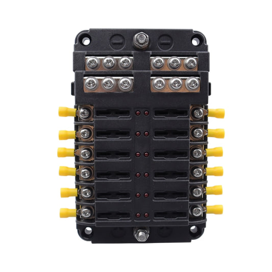 CP-4039 12 Way Fuse Block with 24pcs Fuses and 12pcs Terminals by buy2fix