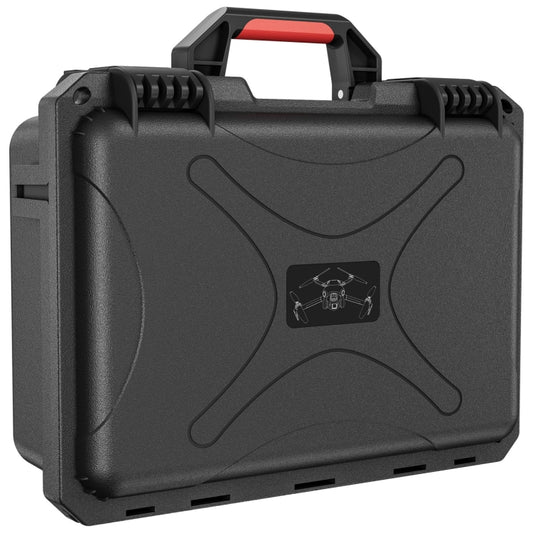 For DJI Mini 4 Pro STARTRC Drone Kit Waterproof ABS Suitcase Storage Box(Black Orange) by STARTRC