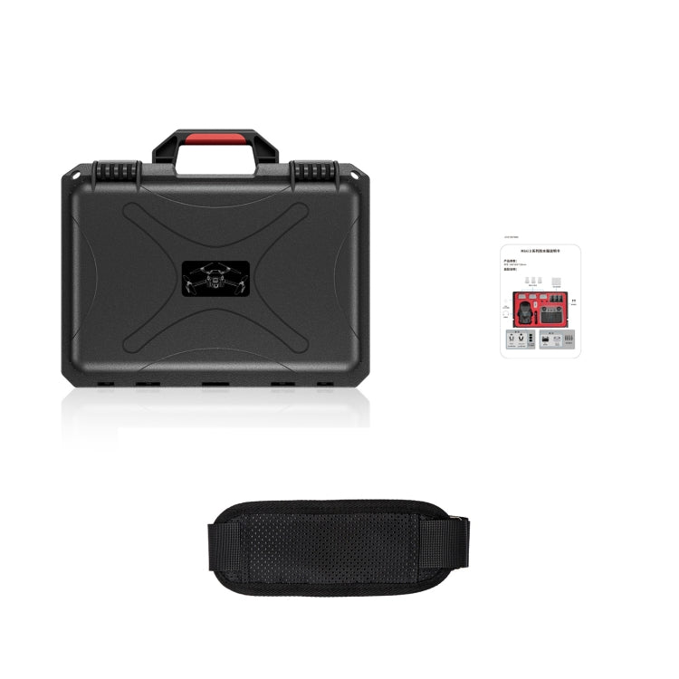 For DJI Mini 4 Pro STARTRC Drone Kit Waterproof ABS Suitcase Storage Box(Black Red) by STARTRC