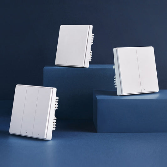 Original Xiaomi Youpin Aqara Smart Wall Switch D1, Zero FireWire Three Button Version by Xiaomi