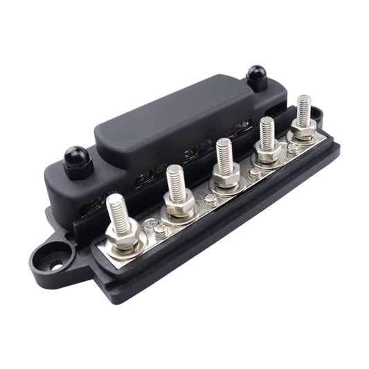 CP-4132 RV / Yacht M6 5-stud Double Row Busbar(Red Black) by buy2fix