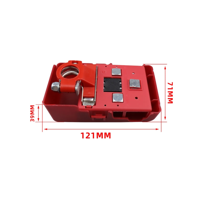 CP-4194 Car 32V 400A Positive Battery Terminal Quick Release Fused Battery Distribution with Cover(Red) by buy2fix