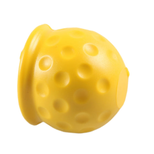 Universal 50mm Automatic Tow Bar Ball Cap Trailer Soft Rubber Protective Cap(Yellow) by buy2fix