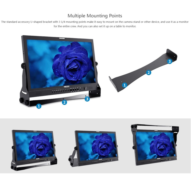 SEETEC P238-9HSD 23.8 inch 1920x1080 IPS Full HD 3G-SDI 4K HDMI Pro Broadcast LCD Monitor(US Plug) by SEETEC