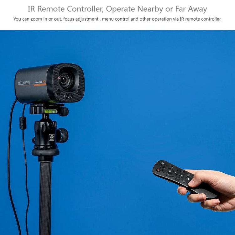 FEELWORLD HV10X Professional Streaming Camera Full HD 1080P 60fps USB 3.0 HDMI(AU Plug) by FEELWORLD