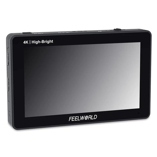 FEELWORLD F6 PLUSX 5.5 inch High Bright 1600nit Touch Screen DSLR Camera Field Monitor IPS FHD1920x1080 4K HDMI(Black) by FEELWORLD