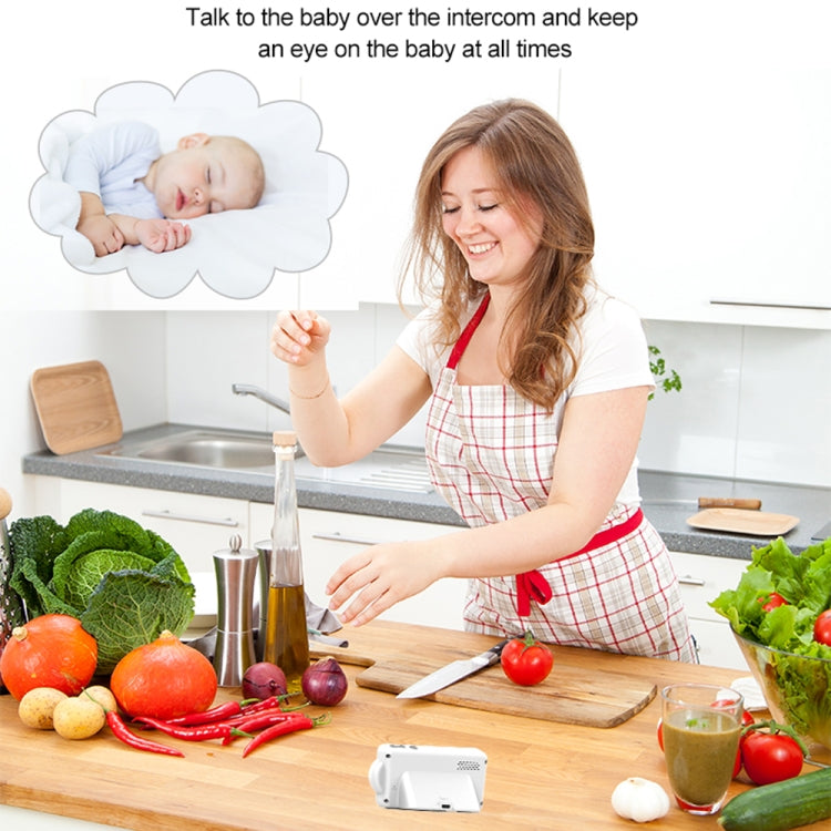 YE10-C3 2.8 inch 2.4G Wireless Video Night Vision Baby Monitor Security Camera(EU Plug) - Baby Monitor by buy2fix | Online Shopping UK | buy2fix