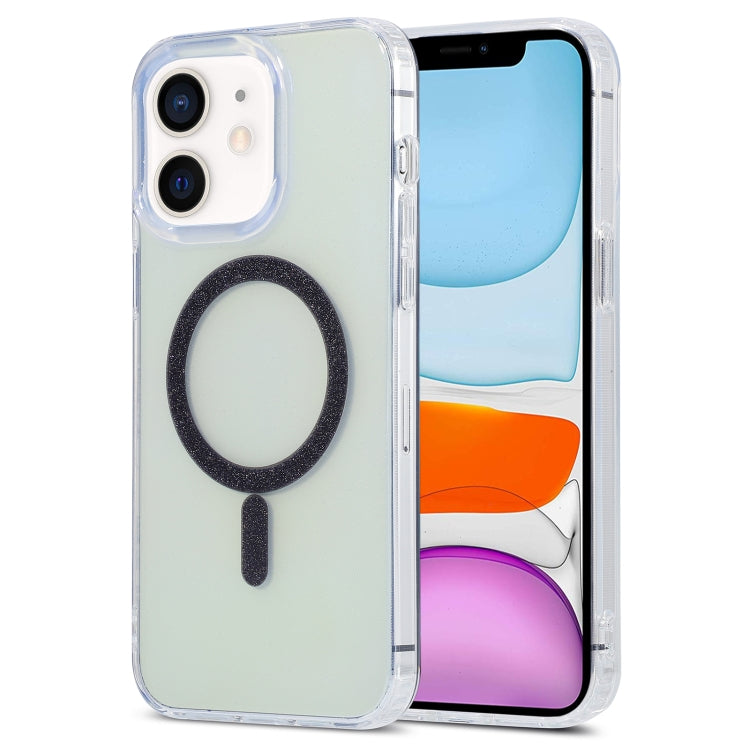 For iPhone 11 Magic Diamond Blu-ray MagSafe Phone Case(Black) - iPhone 11 Cases by buy2fix | Online Shopping UK | buy2fix