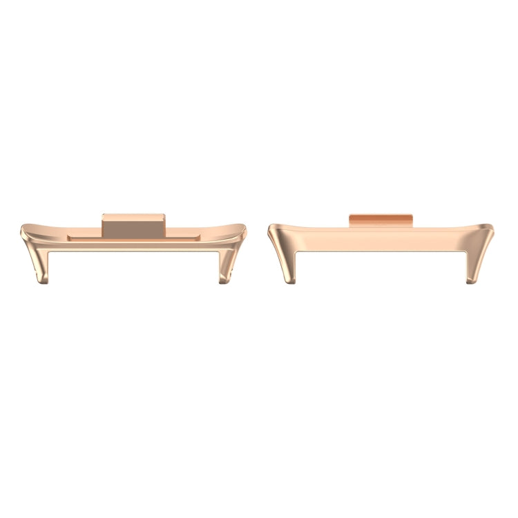 For Xiaomi Mi Band 8 Pro 1 Pair Stainless Steel Metal Watch Band Connector(Rose Gold) - For Xiaomi by buy2fix | Online Shopping UK | buy2fix