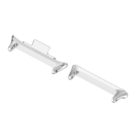For Xiaomi Mi Band 8 Pro 1 Pair Stainless Steel Metal Watch Band Connector(Silver) by buy2fix