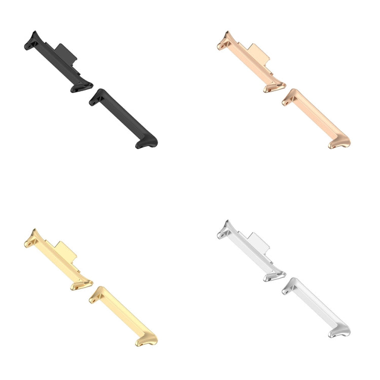 For Xiaomi Mi Band 8 Pro 1 Pair Stainless Steel Metal Watch Band Connector(Rose Gold) - For Xiaomi by buy2fix | Online Shopping UK | buy2fix