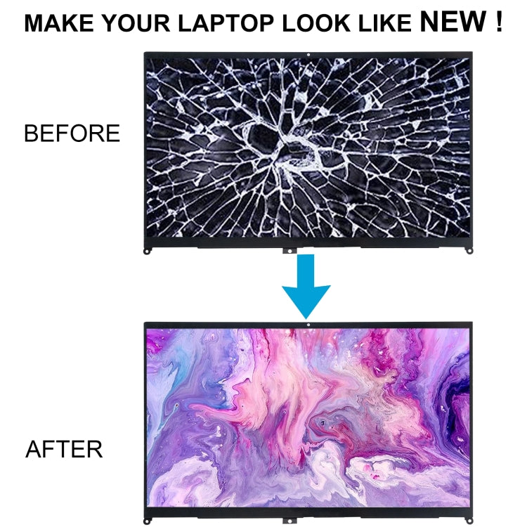 For Lenovo ideapad Flex 5-15IIL05 UHD LCD Screen Digitizer Full Assembly with Frame by buy2fix