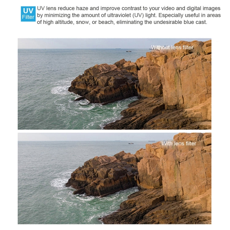 For DJI Mini 4 Pro STARTRC Drone Lens Filter, Lens:Adjustable UV by STARTRC