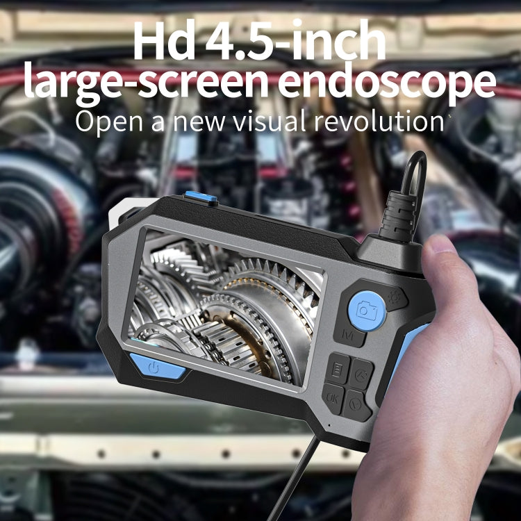 P120 Rotatable 8mm Dual Lenses Industrial Endoscope with Screen, 9mm Tail Pipe Diameter, Spec:5m Tube - by buy2fix | Online Shopping UK | buy2fix