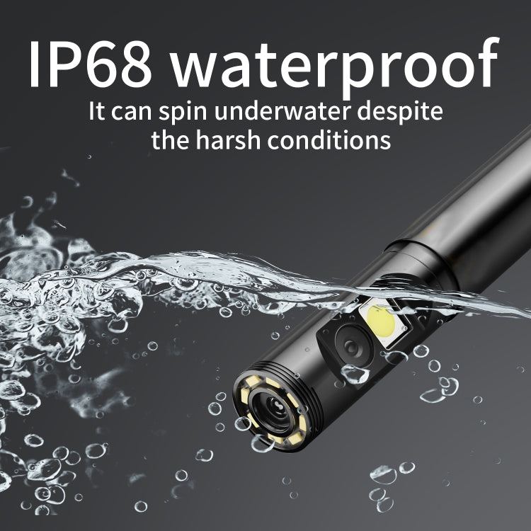 P120 Rotatable 8mm Dual Lenses Industrial Endoscope with Screen, 16mm Tail Pipe Diameter, Spec:5m Tube - by buy2fix | Online Shopping UK | buy2fix