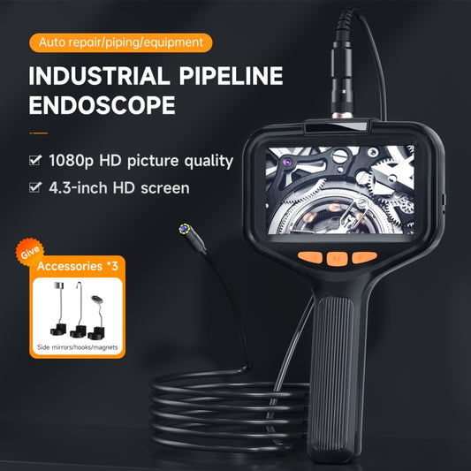 P200 8mm Front Lenses Detachable Industrial Pipeline Endoscope with 4.3 inch Screen, Spec:100m Tube by buy2fix